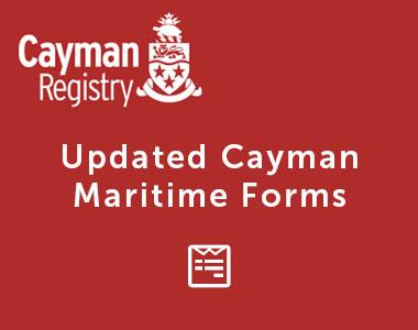 Updated Cayman Maritime Forms